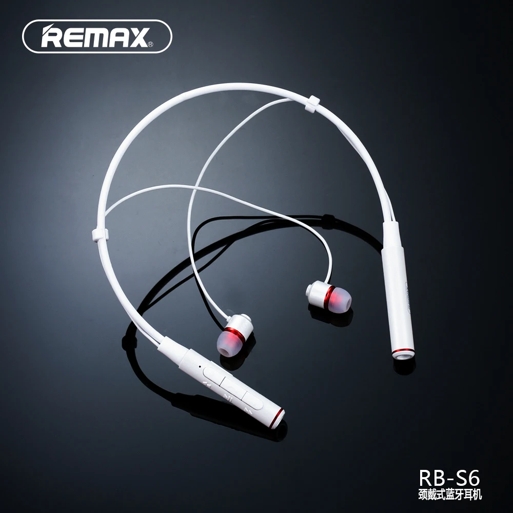 

REMAX NECKBAND Running Wireless Bluetooth V4.1 Sport Earphone Headset HD Voice Call Remind Magnetic Earbuds 105dB Li-polymer