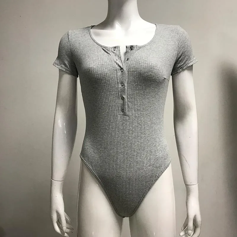 ribber short sleeve bodysuit women14