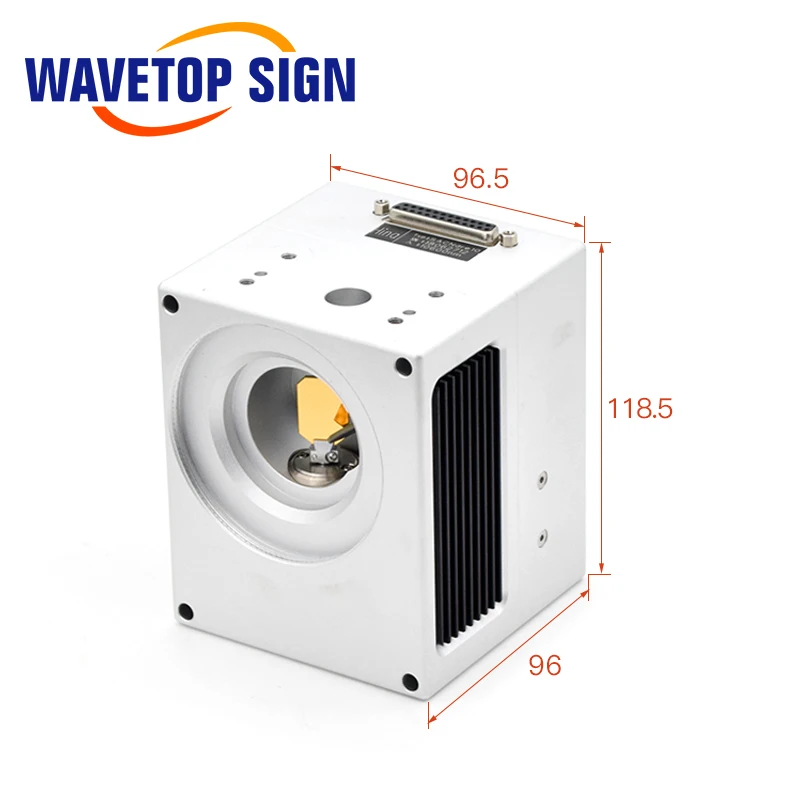 WaveTopSign 10.6um 10600nm CO2 лазерное сканирование Galvo головка SACNdre10 вход Aperture10mm гальванический сканер с блоком питания