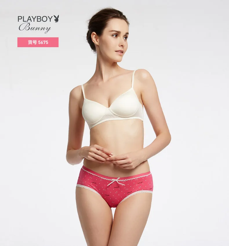 2 Playboy Средняя Талия Кружева сторона женские спортивные шорты хлопок ткань сексуальные бесшовные женские хлопковые треугольные спортивные шорты