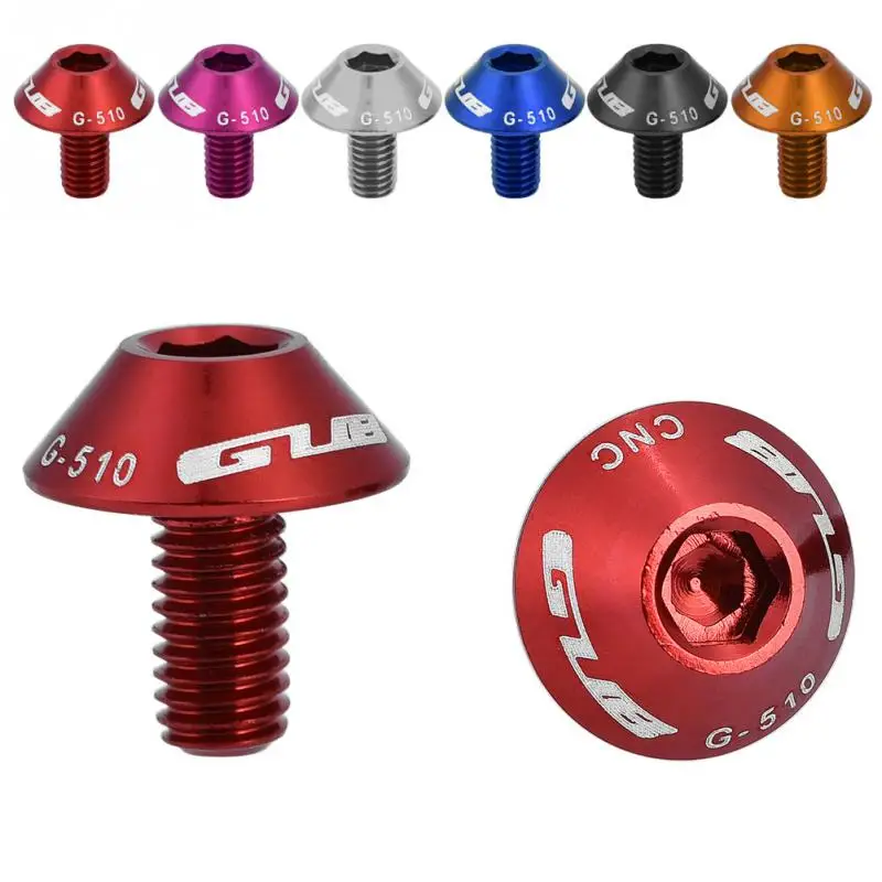 

G-510 2Pcs/lot M5*12mm Aluminum Alloy Bicycle Bottle Cage Holder Screw Bike Handlebar Stem Bolts
