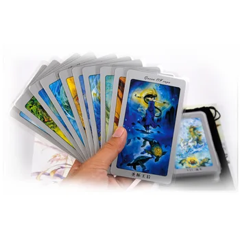 

Waterproof Tarot Board Game 78 PCS Cards Chinese/English Edition for Astrologer with