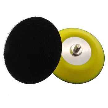 

1 PCS 3 Inch 75mm Thread 1/4"-20T Backup Sanding Pad Heavy duty aluminum Pad Hook and Loop for Grinding Polishing