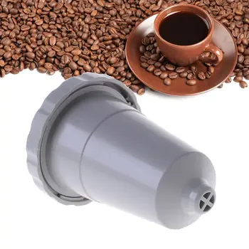 

Reusable Coffee Filter Capsule Cup Stainless Steel Mesh Filled Strainer Tools