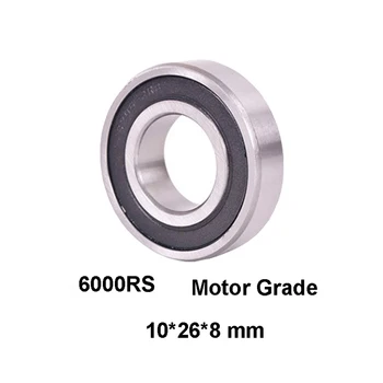 

5pcs/lot 6000RS Deep Groove Ball Rolling Bearings 6000RS Motor Grade 6000RS 10*26*8mm 10*26*8 High Quality