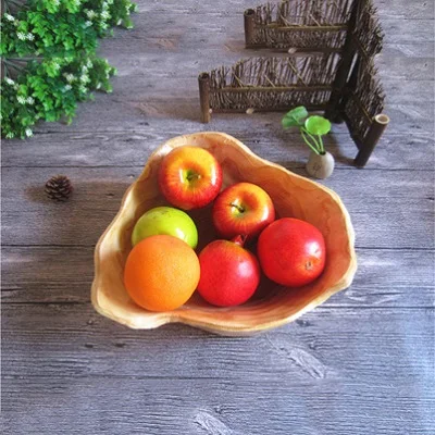 Инновационная деревянная чаша многозерновая Конфетница большая тарелка для сушеных фруктов с сеткой для резьбы по дереву поднос для домашнего смешивания - Цвет: 25-29cm