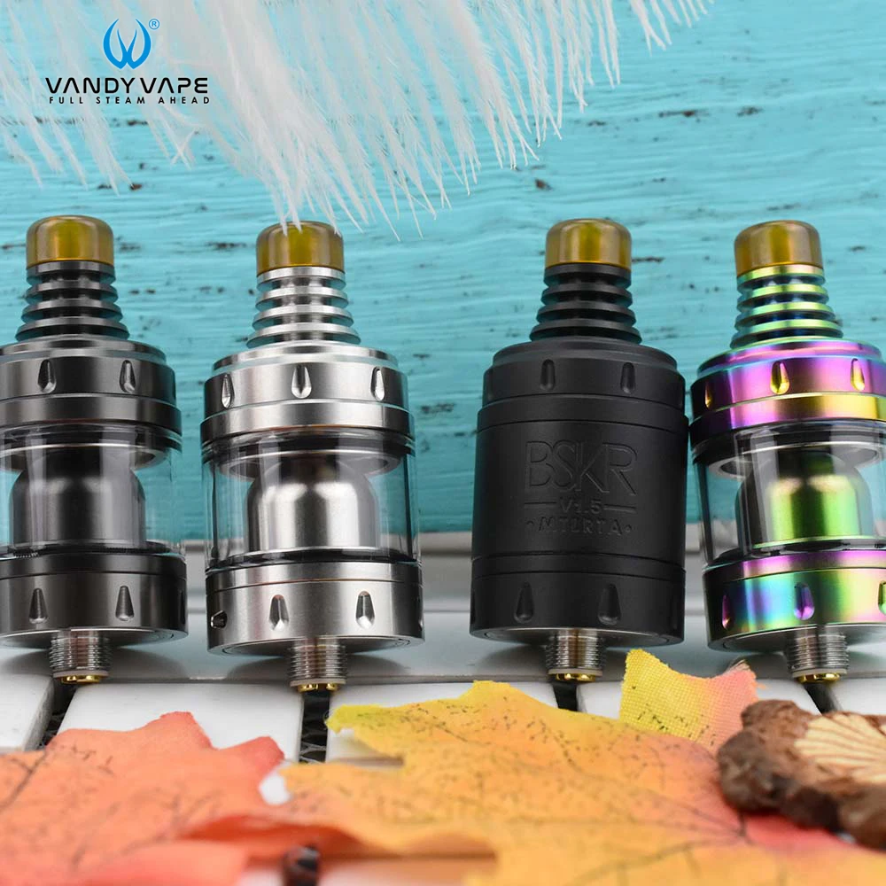 Оригинальный Vandy vape Berserker V1.5 RTA танк и SS316L Сверхтонкий MTL плавленый Clapton провод