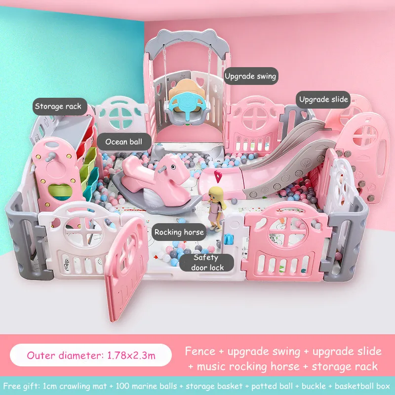 Baby Kids Playpen Indoor Playgrounds Family Amusement Park Baby Fence Game Center Child Safety Fence Barriere De Securite Enfant Baby Kids Playpen Indoor Playgrounds Family Amusement Park Baby Fence Game Center Child Safety Fence Barriere De Securite Enfant