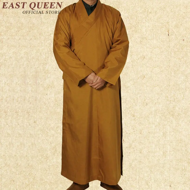 Buddhist monk robes chinese shaolin monk robes men traditional buddhist clothing uniform shaolin clothing AA971