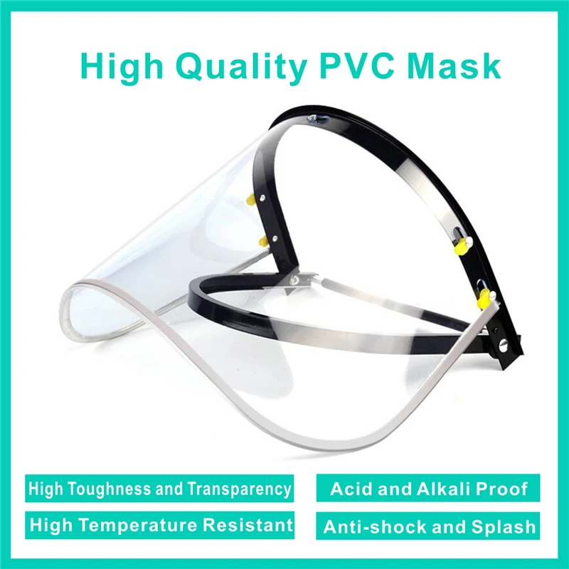 

High Quality Full Face Clear Transparent Mask Helmet Type Protective Mask Anti-shock Protect Face Eye Mask Shield Outdoor