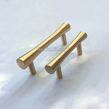 

Retro Vintage 1PCS European Solid Brass Kitchen Door Handles Cupboard Wardrobe Drawer Dresser Wine Cabinet Pulls Handles & Knobs