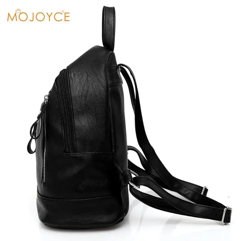 Женские однотонные рюкзаки Mochila рюкзак из искусственной кожи для девочек