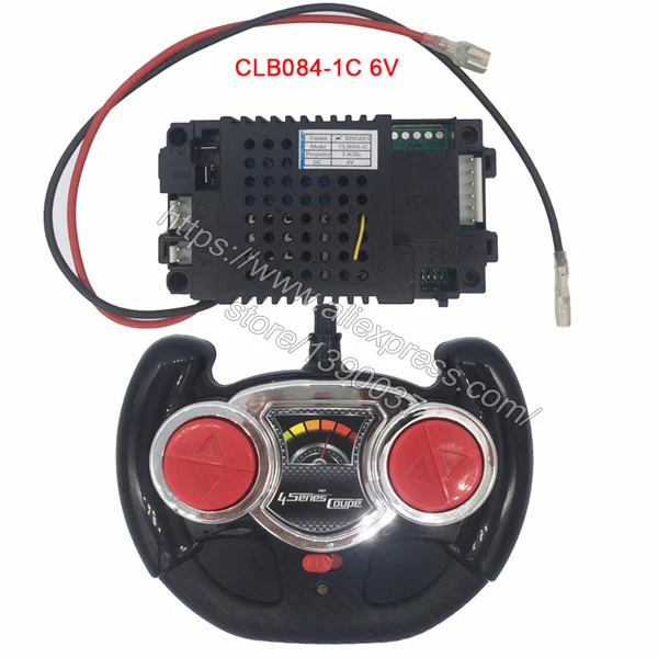 CLB084-4D Детский электромобиль 2,4G приемника контроллера с дистанционным управлением CLB передатчик для Детская электрическая машина 12V и 6V - Цвет: CLB084-1C 6V and RC