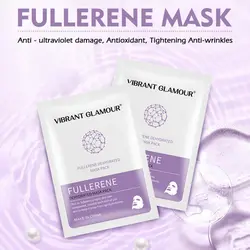 Маска для подтягивания кожи лица Fullerene маска для лица-морщин для очистки пор и отбеливания осветляет черные пятна затягивая гидратация