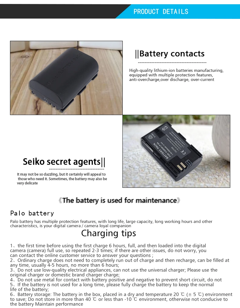 4 шт. LP-E6 2000mAh 7,4 V батареи для цифровой камеры для Canon EOS 5D Mark II 2 III 3 6d 7d 60d 60d 70d 80d DSLR EOS 5Ds