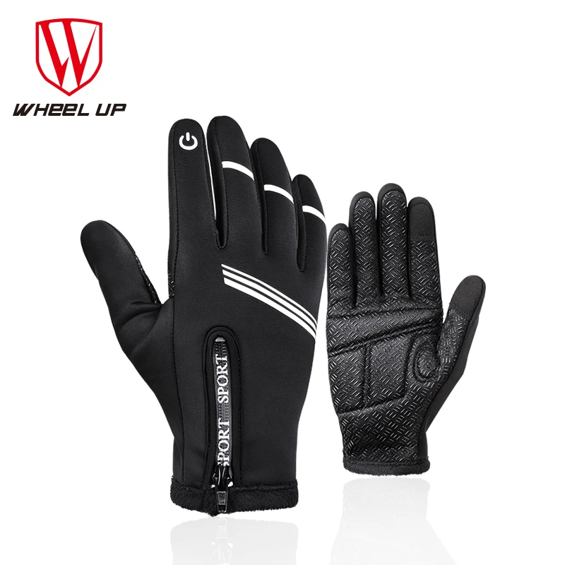 

WHEEL UP Cycling Gloves Full Finger Thermal Sport Shockproof MTB Road Bike Motorcycle Touch Screen Glove Man Bicycle Equipment