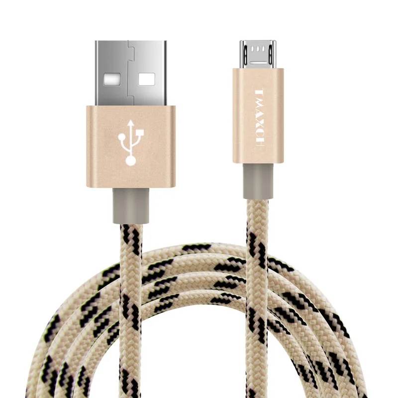 Кабель Micro USB для Samsung galaxy HTC Meizu Huawei Android быстрая зарядка кабель в нейлоновой