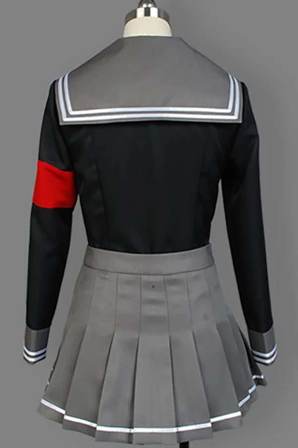 Косплей супер DanganRonpa 2 Peko Pekoyama костюм платье униформа полный комплект школьная