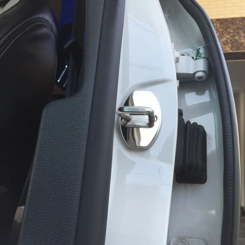 Автомобильный-Стайлинг подходит для Volkswagen Golf 7 MK6 MK5 POLO tiguan аксессуары из нержавеющей стали наклейка автомобиля-Стайлинг дверной замок крышка
