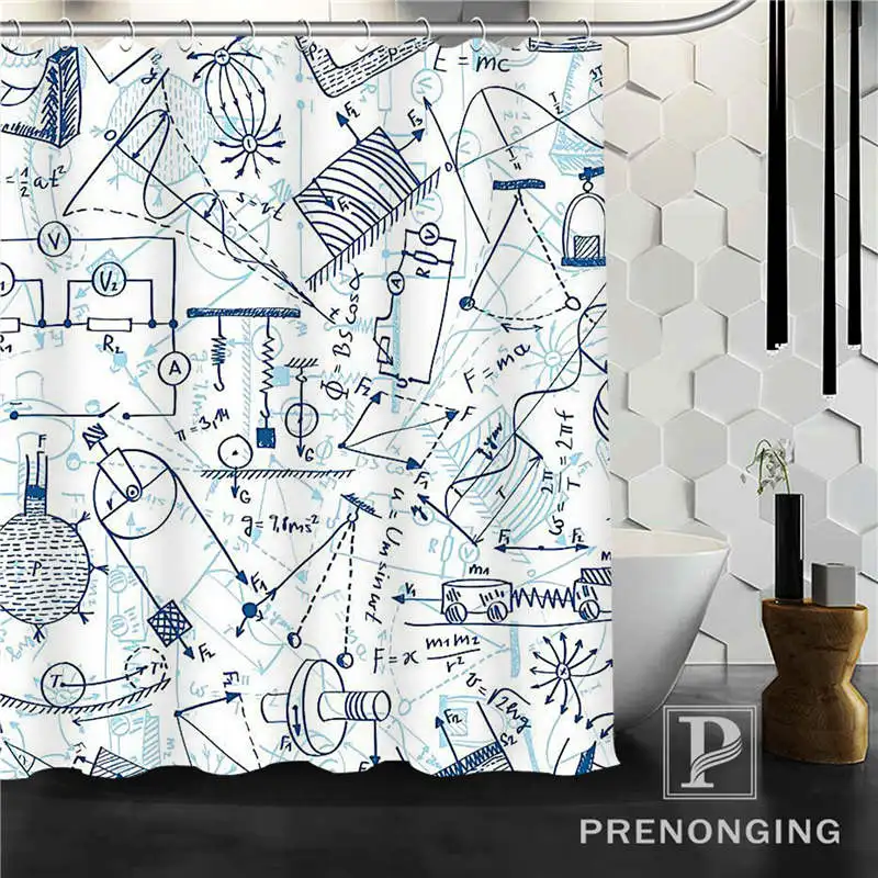 Finger of a Charming Woman in the back of Shower Curtain Gray Bathroom Curtains