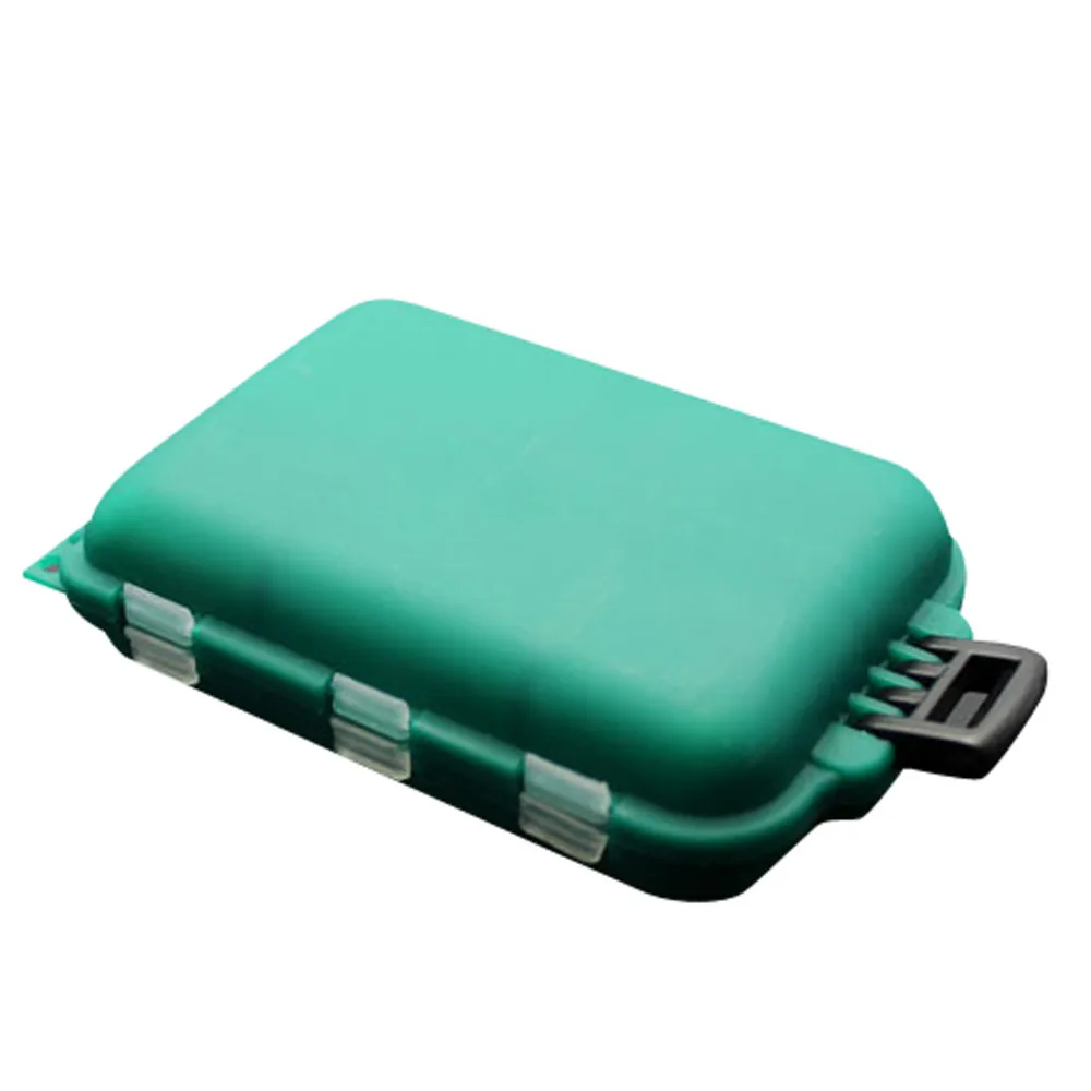 

Fishing Storage Box Portable 10 Grid Fishing Gear Box Bait Bait Hook Storage Small Box Hook Box 9.9 x 6.5 x 3CM Multifunctional