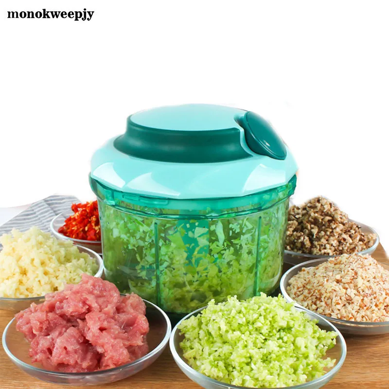 

Functional Vegetable Chopper Manual Meat Grinder Vegetable Cutter Food Processor Fruit Juice Maker