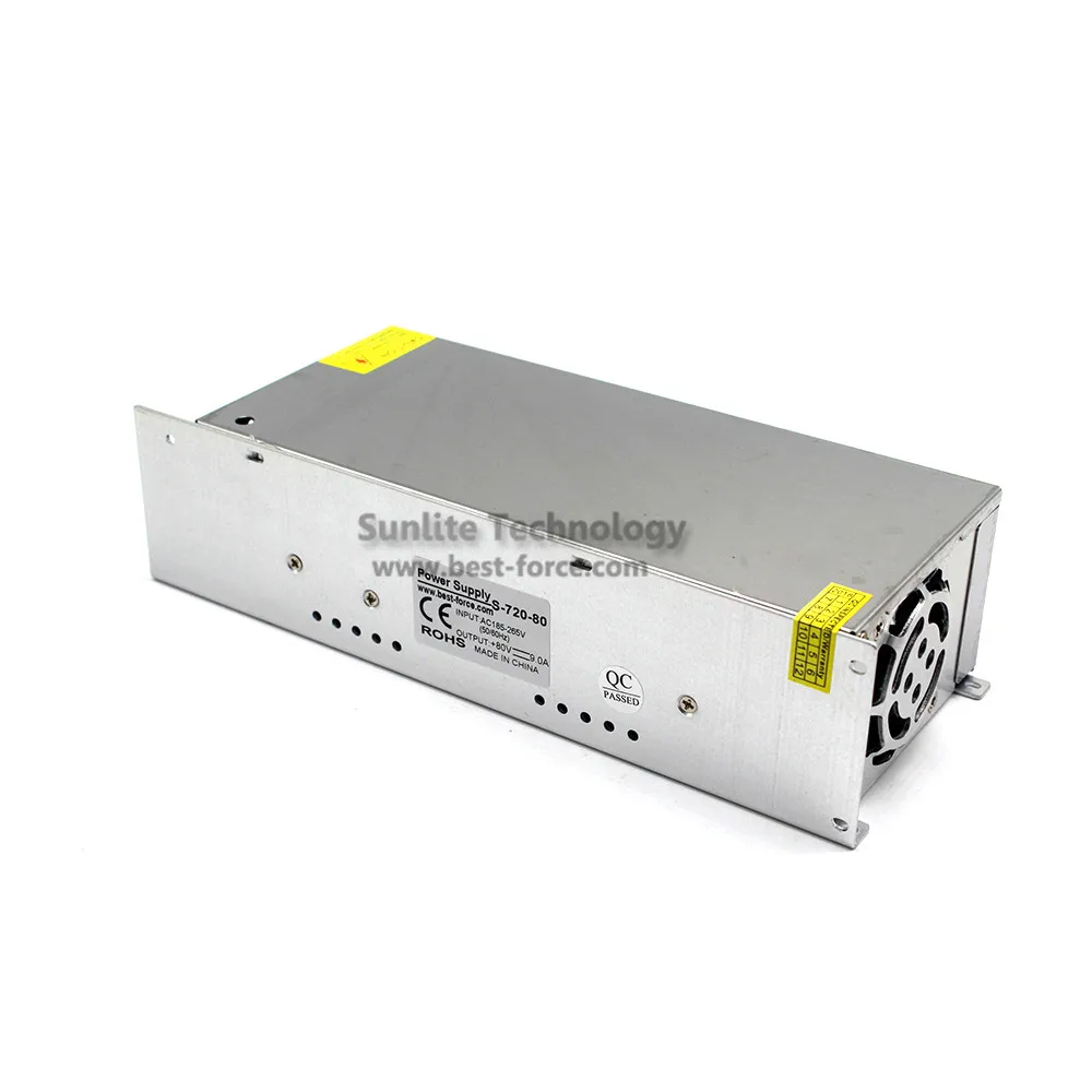 Переменный импульсный источник питания DC80V 9A 720 W Трансформатор источника питания 220 V AC DC 80 V SMPS для ЧПУ механического оборудования шаговый