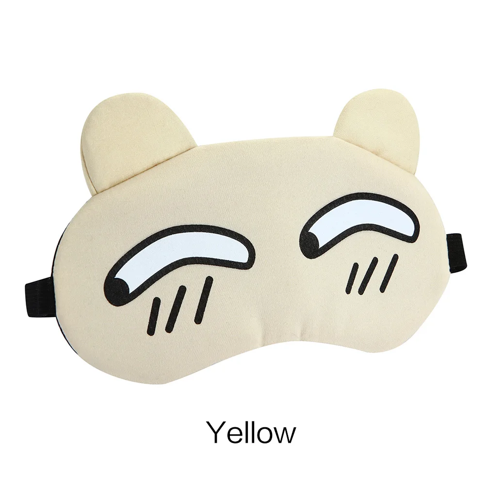 

Cute Soft Comfort Sleeping Eye Mask Soft Padded Sleep Travel Shade Cover Rest Relax Sleeping Blindfold Cartoon funny