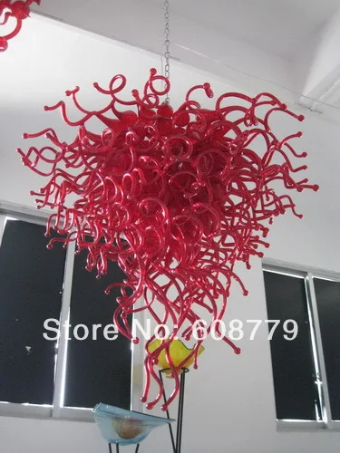 

Wedding Centerpiece K9 Crystal Red Chandelier Free Shipping