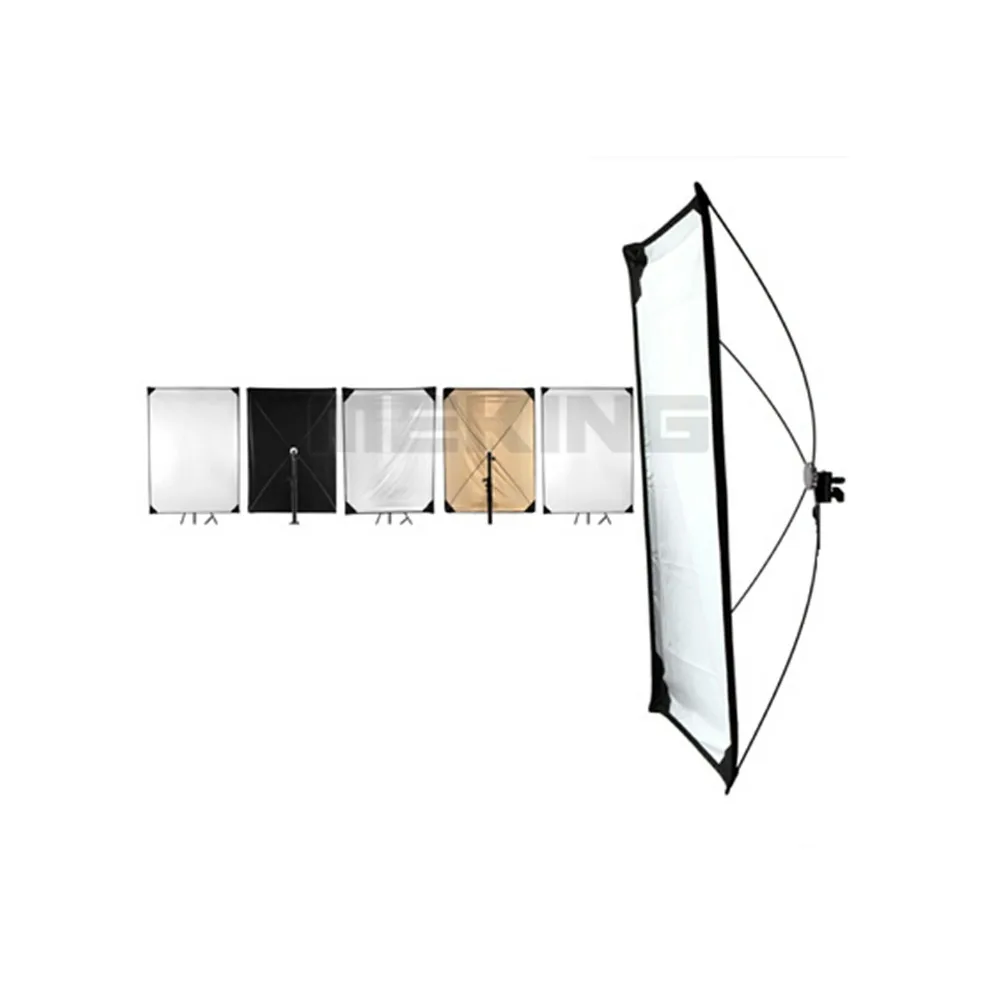 

Meking 5in1 150*200cm 59*79inch Reflector photography square Light Control Panels System with fabrics for Studio Multi Photo