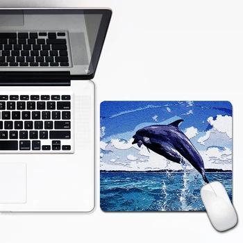 

Cartoon Whale Mouse pad 30x25cm Cute Locking Edge Anime Mousepad Small Size Office Laptop mat Notebook pc accessories