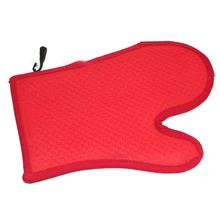 1 шт. Нескользящие противоскользящие термостойкие рукавицы для выпечки силиконовая хлопковая утепленная силиконовая перчатка для микроволновки кухонные инструменты для приготовления пищи