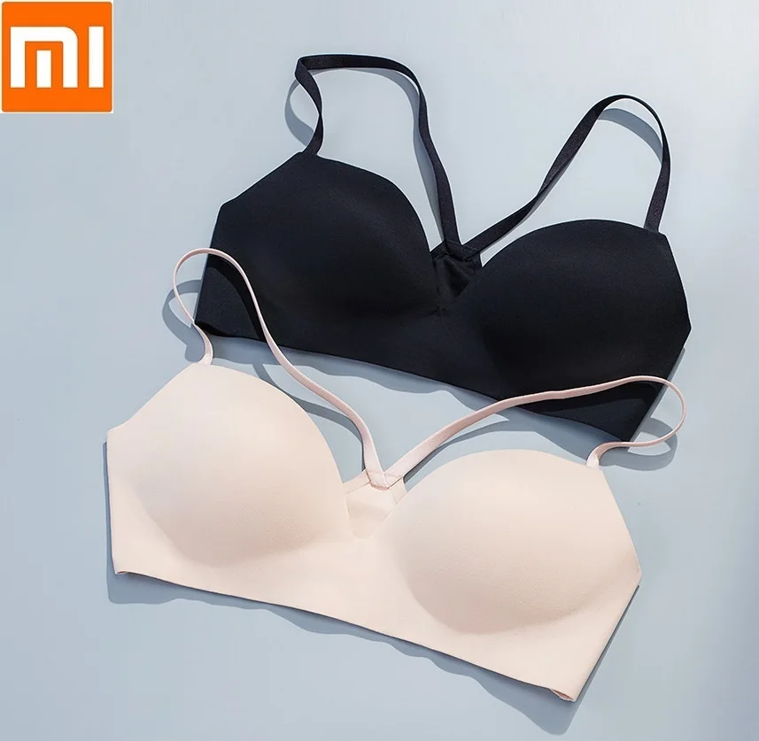 

Xiaomi UREVO Fashion Sexy Bras Women Push Up Lingerie Seamless Bra Female Underwear soft no steel ring One-piece cross belt