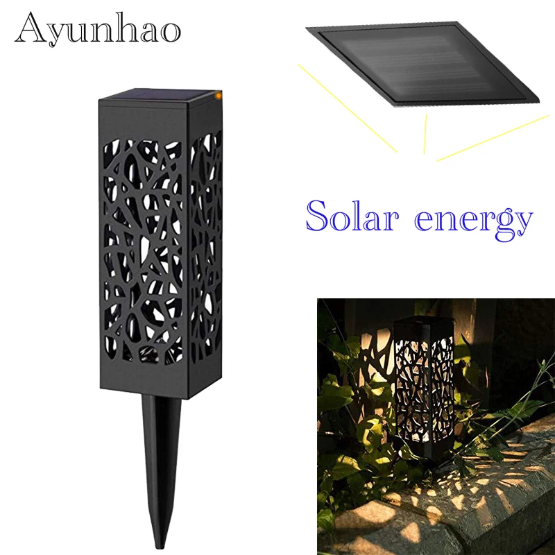 

LEDs Solar Energy Lawn Lamp IP55 Waterproof Path Spot Lamp Hollow-Out LED Street Light Garden Courtyard Landscape Light