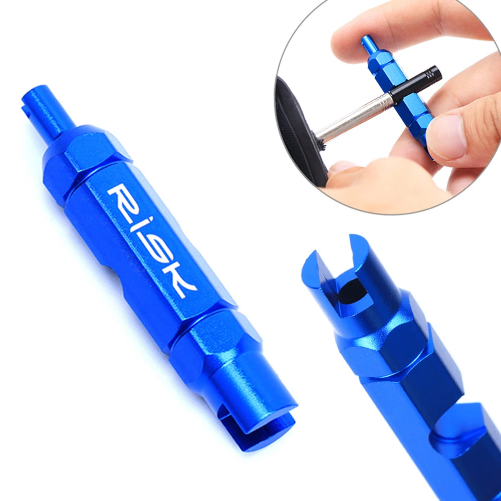RISK Bicycle Valve Core Removal Tool for Schrader Presta Extender Bike