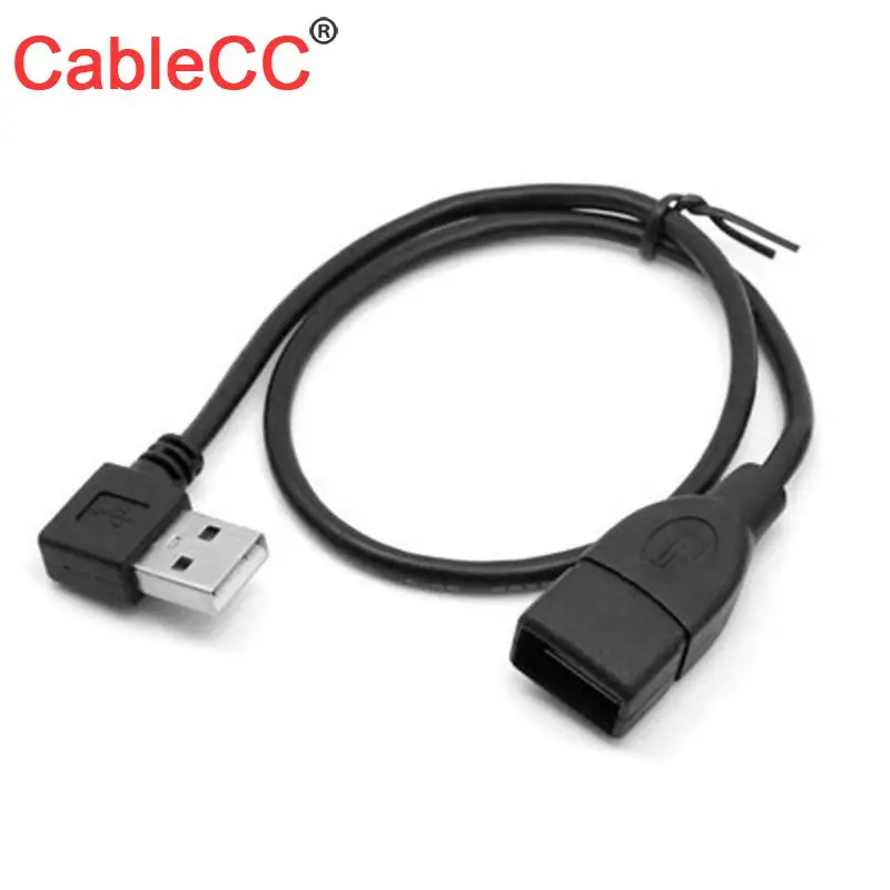 

Zihan Left Angled USB 2.0 90 Degree A Type 480M Male to Female Extension Cable 10cm 20cm 40cm