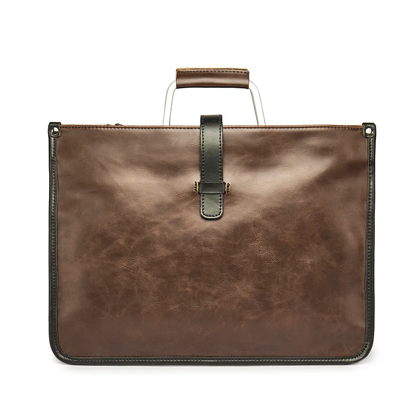 Деловые сумки Портфели портфель Для мужчин одного плеча сумка посылка Бизнес посылка Семья легко носить с собой данных A4 бумаги