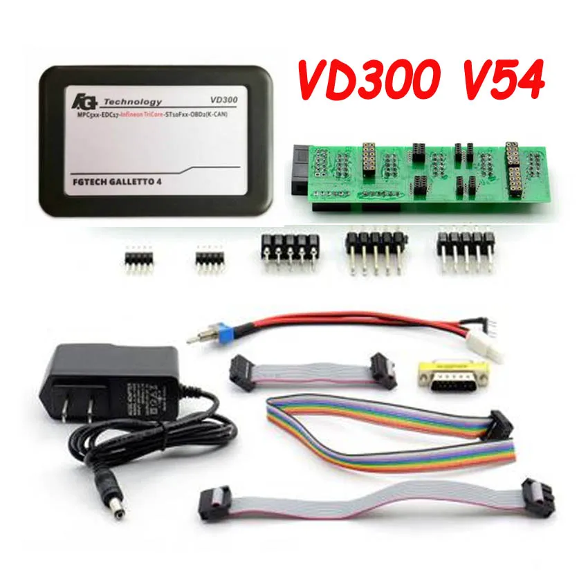 Последняя версия VD300 V54 FGTech Galletto 4 Master BDM TriCore OBD инструмент для чип тюнинга всех