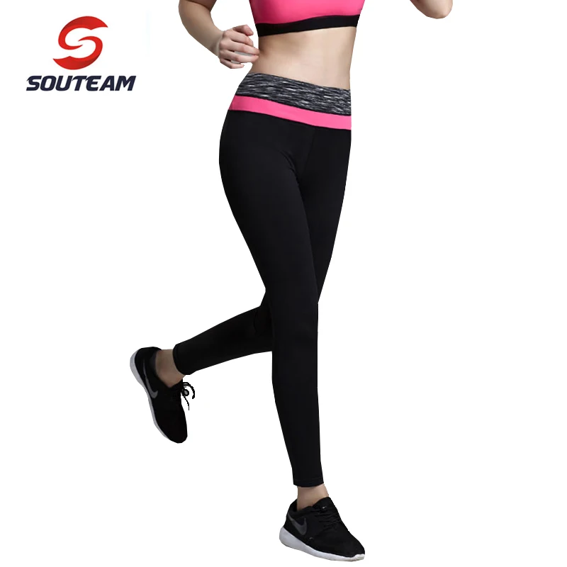 SOUTEAM Brand Yoga Pants For Women Comfortable Sports Pants Highly Flexible Fitness Legging Women Bottoms For Gym #S150035