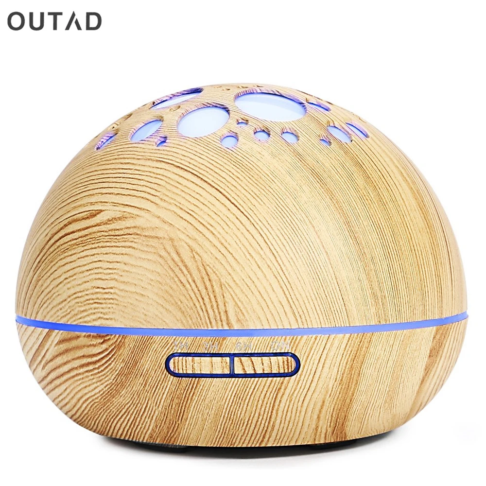 

Cool Mist Humidifier 300ml Aromatherapy Essential Oil Diffuser Ultrasonic with LED Night Light and Time Setting for Bedroom