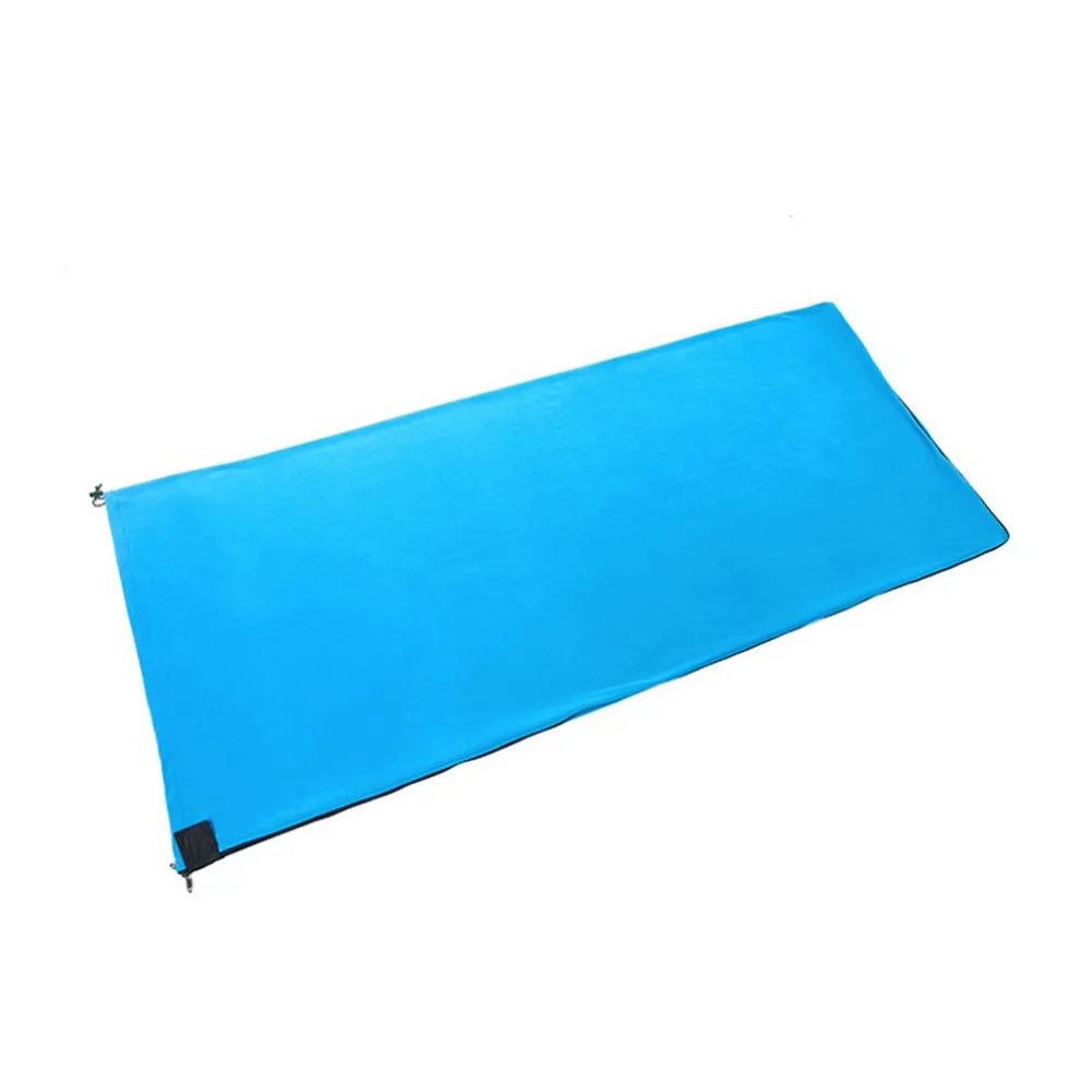 

Envelope Type Fleece Sleeping Bag Lightweight Wear Resistant Splicing Travelling Camping Winter Warm Polar Fleece Sleeping Bag
