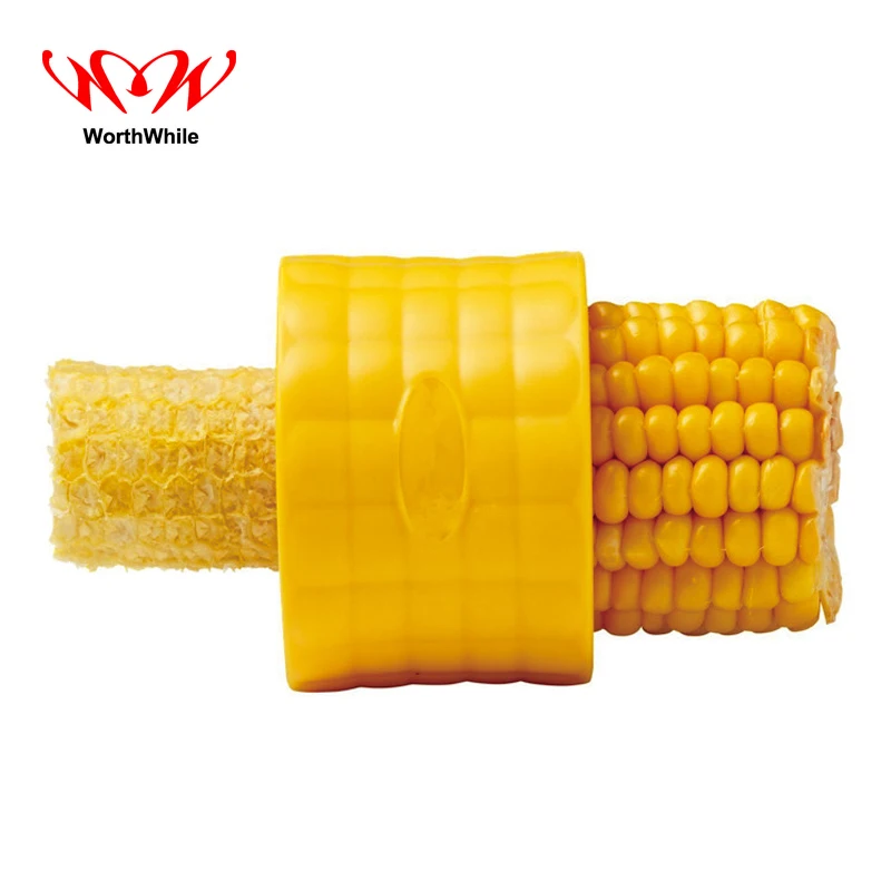 Útil práctico separador de maíz grano separador de acero inoxidable removedor de mazorca cortador cocina herramientas de cocina al aire libre Camping barbacoa