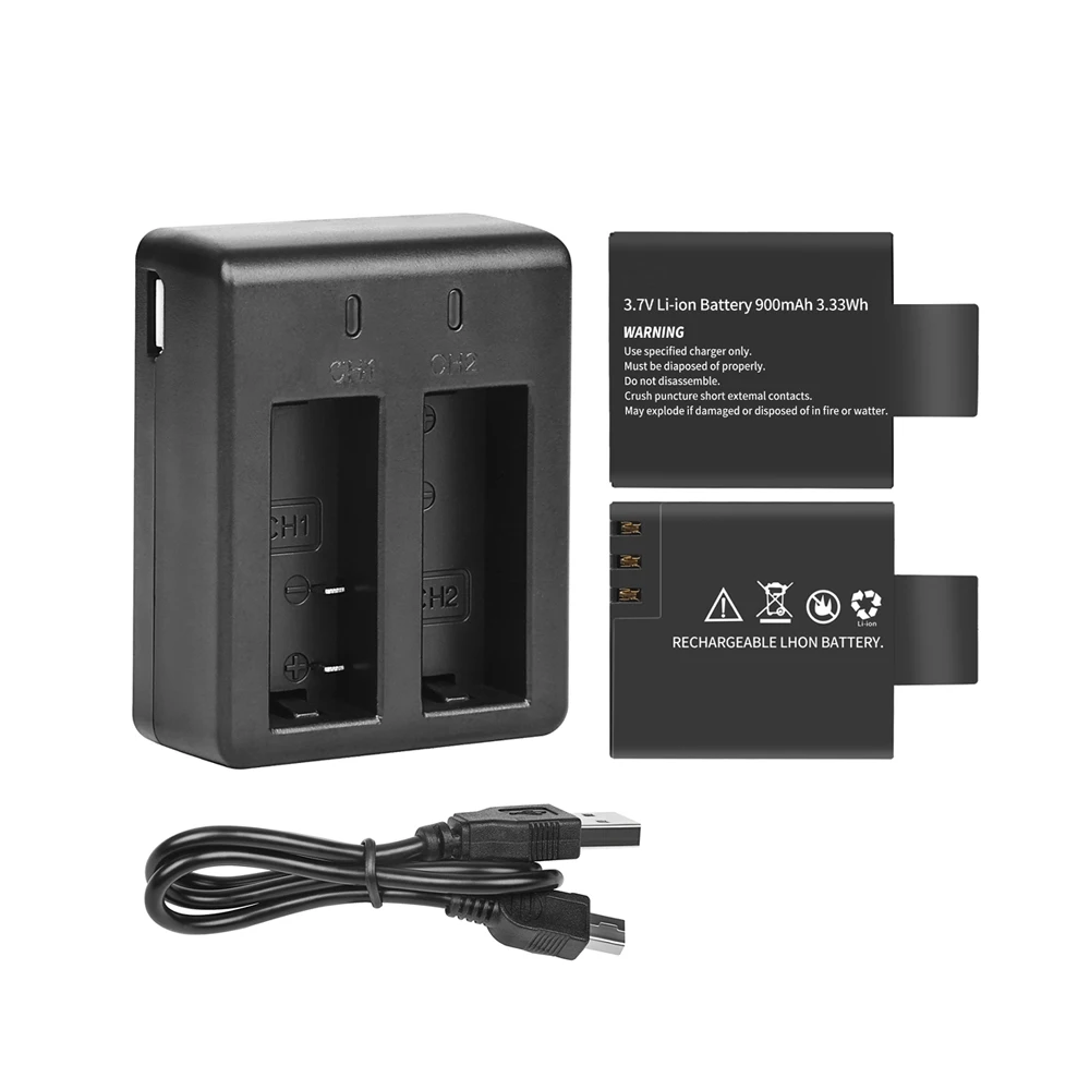 Description Picture 3 of itemDual Port Battery Charger for Sjcam M10 Sj4000 Sj5000 4000 5000 Action Camera Sjcam Accessories