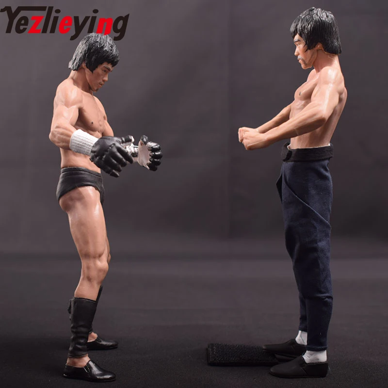 1//12 Statue PVC Mixed Martial Art Bruce LEE Action Figure Unmovable Version I//II