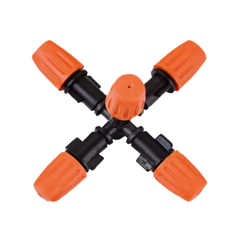 

1pcs 5-head Micro Irrigation System Fog Mist Cooling Nozzle Garden Greenhouse Adjustable Closable Spray Mist Nozzle Hose