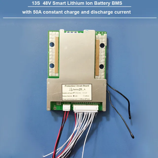 48V Bluetooth BMS for 13S 54V Li ion Battery PCB board