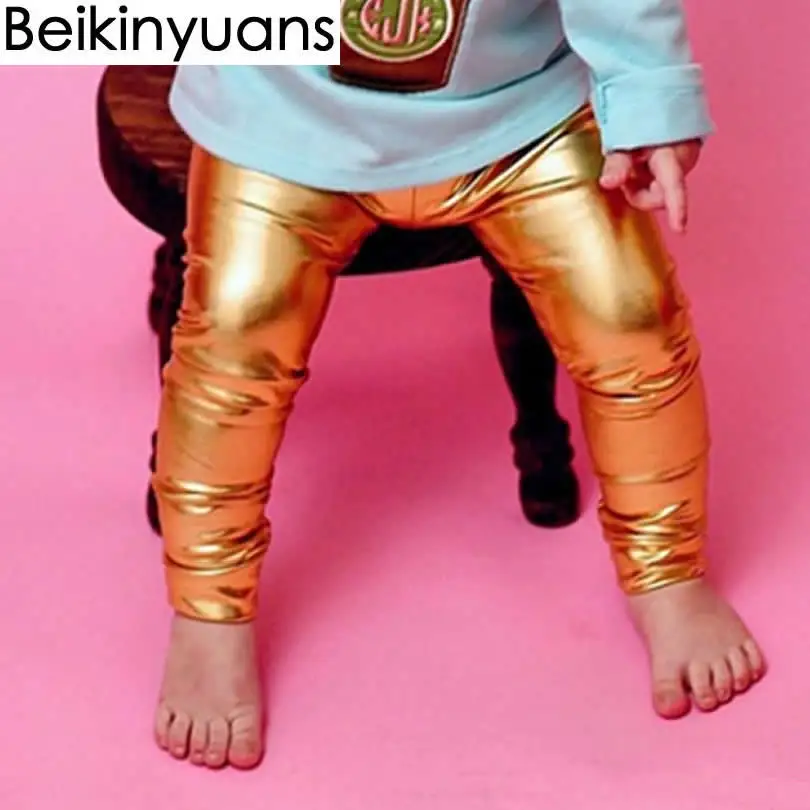 silver baby leggings