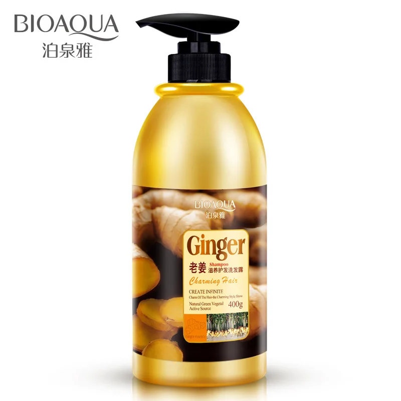BIOAQUA Natural Herbal Ginger Shampoo Anti Hair Loss And Hair Growth Fast Oil Control Hair Mask Hair Care BIOAQUA Natural Herbal Ginger Shampoo Anti Hair Loss And Hair Growth Fast Oil Control Hair Mask Hair Care