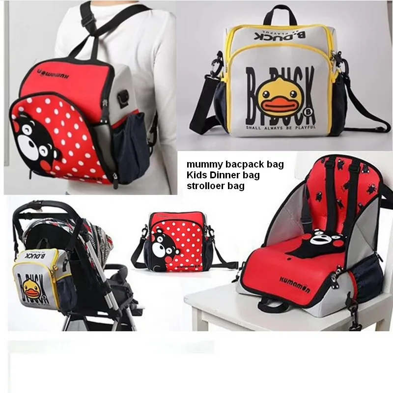 

Multi-function mummy bacpack bag Kids Dinning chair bag strolloer bag Baby Diaper Bag Waterproof Mother Handbag Nappy Backpack