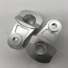 Универсальный анодированный 2 дюймов поворотными мотоцикл образного руля для 22 мм/28 мм баров зажим harley Aprili